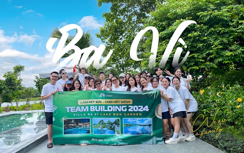 SUN SHINE Việt Nam tổ chức Team building 2024 tại Ba Vì