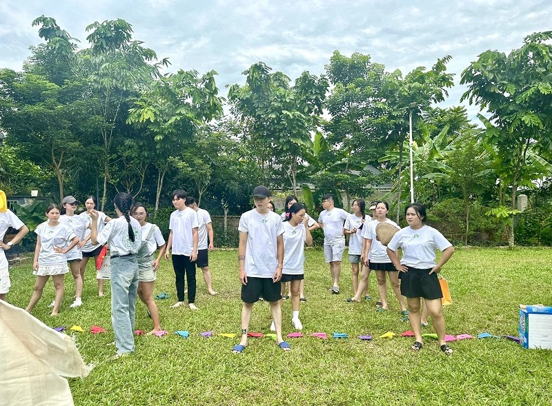 Team-building games that fostered collaboration